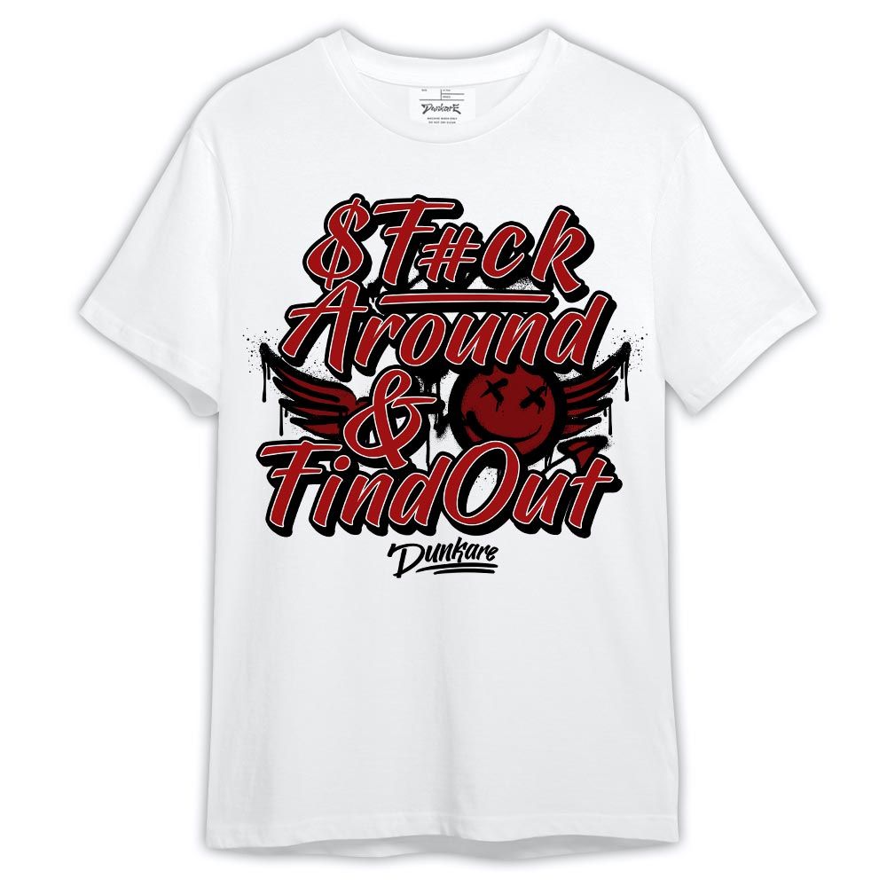 Shirt To Match Red Taxi 12s - Fck Around Find Out Shirt Red Taxi 12s Outfit