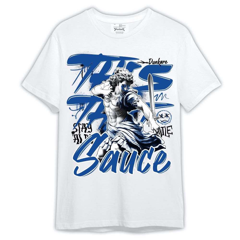 Shirt To Match Low Space Royal 11s - This That Sauce Shirt Outfit