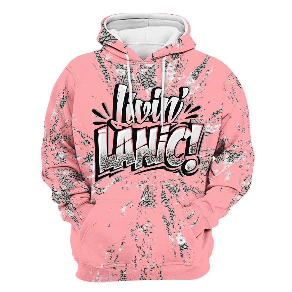 Hoodie To Match Retro Wings 3s - Living Large Graphic Luxury All Over Print