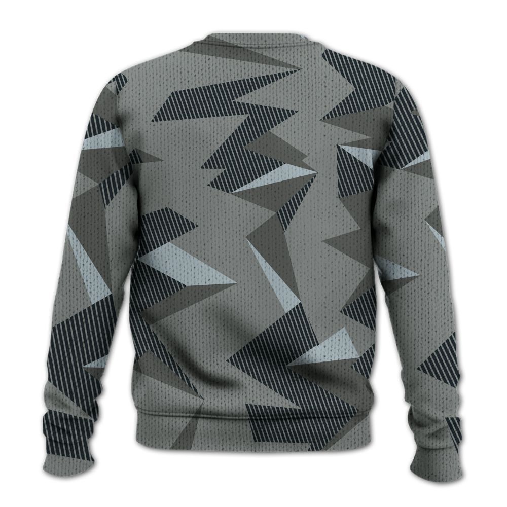 Knitted Sweater To Match Retro Georgetown 6s - Geometric Camouflage Pattern
