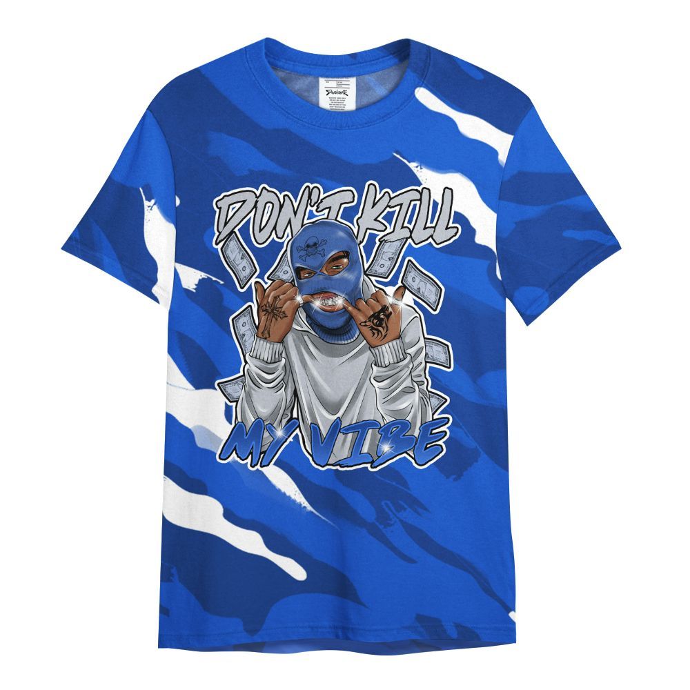 Shirt To Match Air Foamposite One Royal - Vibe.Unique Colored All Over Print