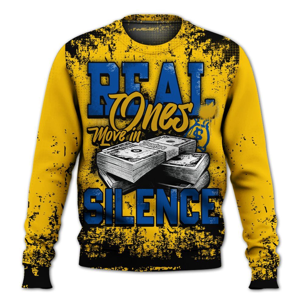 Sweatshirt To Match High Laney 1s - Move In Silence Money Street Retro All Over Print