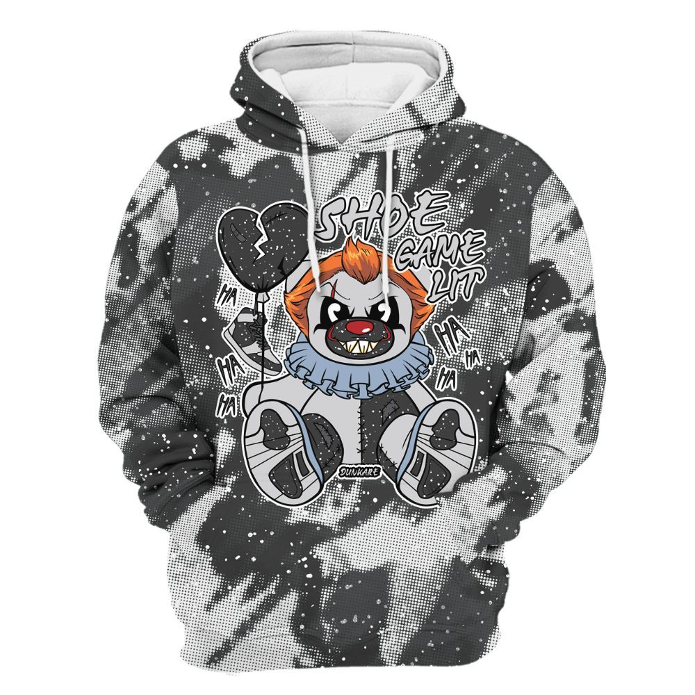 Hoodie To Match Reverse Oreo 6s - Shoe Game Bear Abstract Halftone All Over Print