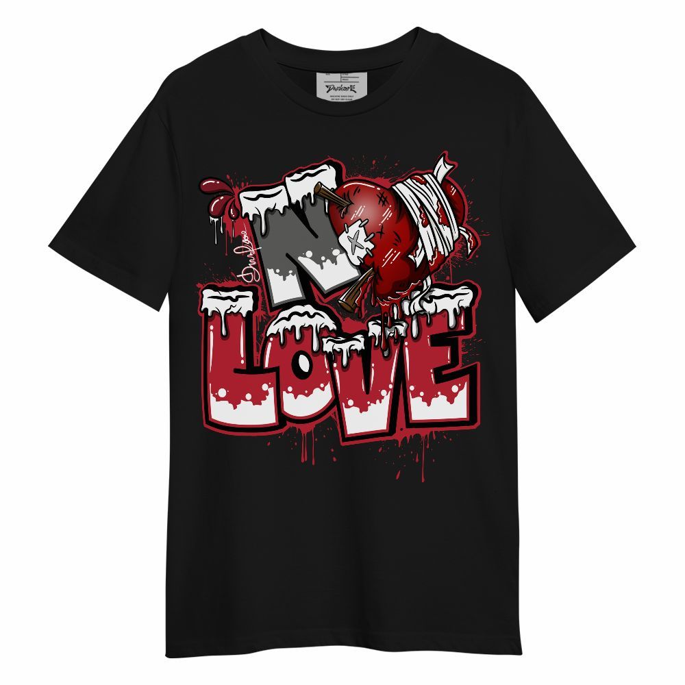 Shirt To Match Red Flint 13s - Drip No Love Streetwear Unisex Shirt