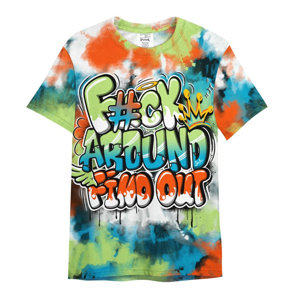 Shirt To Match Kobe 9 Elite What The - Tie Dye FK Around Find Out All Over Print