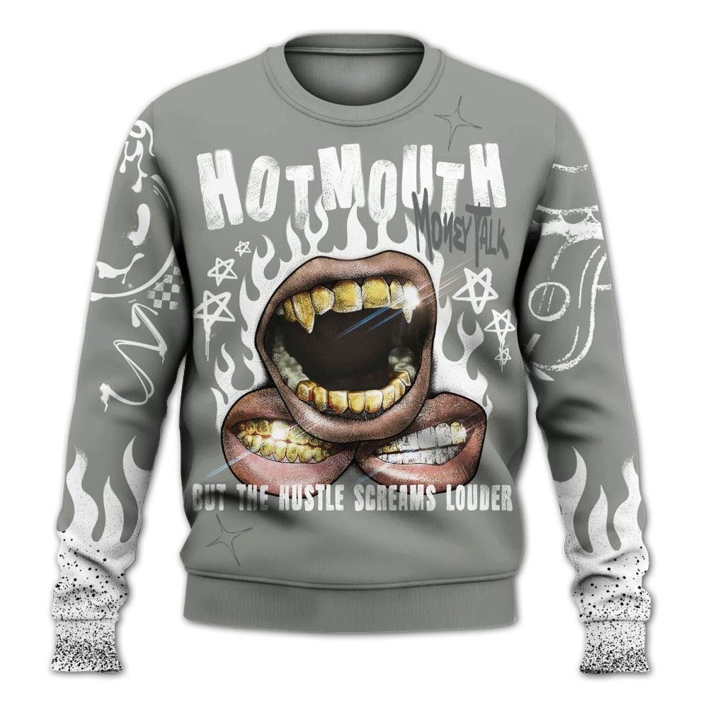 Sweatshirt To Match Paris Olympics 4s - Mouth Burning Street Style All Over Print