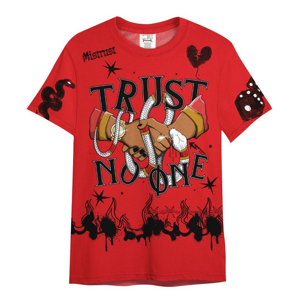 Shirt To Match Scoot Zeros Retro Portland - Trust No One Snake-Bite Doodle Crayon All Over Print