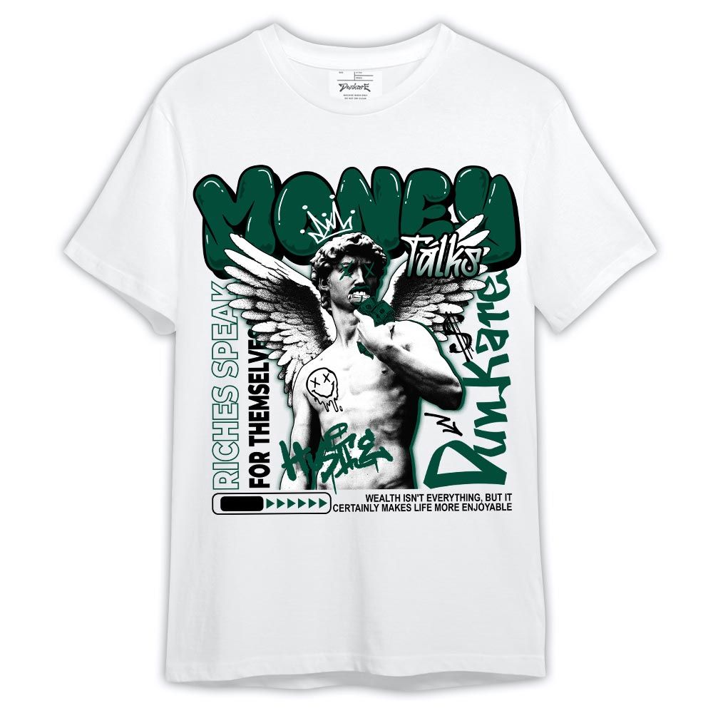 Shirt To Match Oxidized Green 4s - Graffiti Money Talk Graphic Shirt Outfit