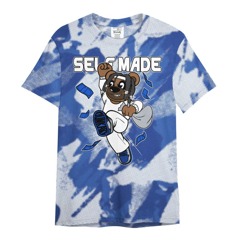 Shirt To Match Air Foamposite One Royal - Autonomous Bear Abstract Halftone All Over Print