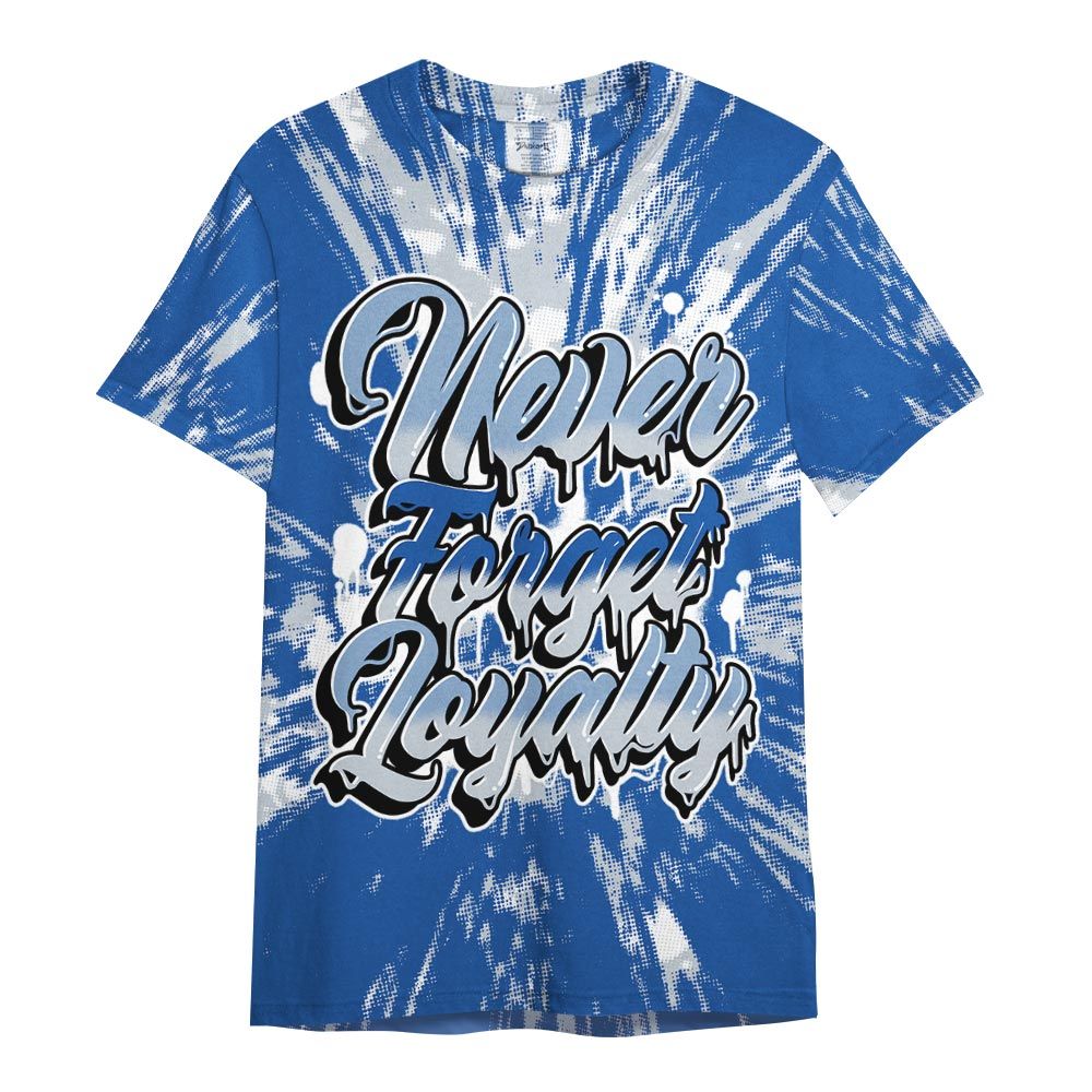 Shirt To Match Low Space Royal 11s - Never Forget Loyalties Graphic Hiding Shirt Unisex