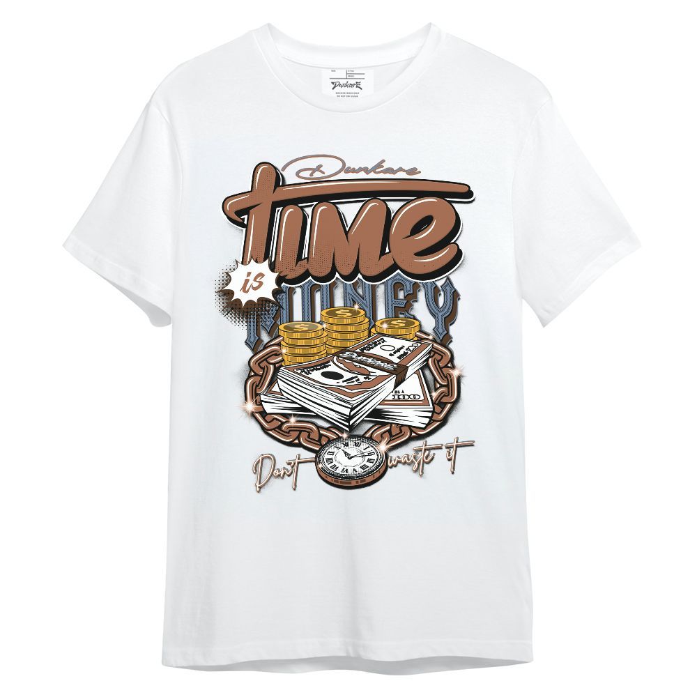Shirt To Match Air Foamposite Metallic Copper Time Is Money Unisex Shirt