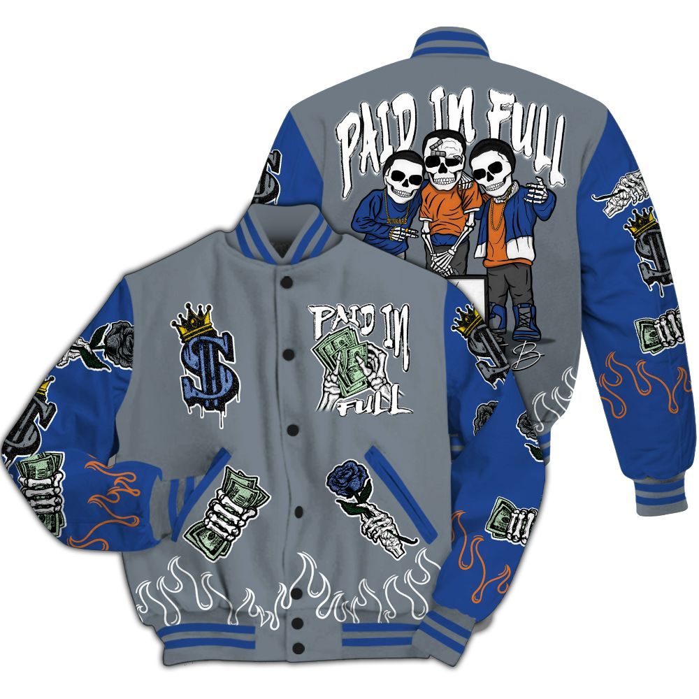 Varsity Jacket To Match RS-X GS League - Fire Everybody Paid In All Over Print