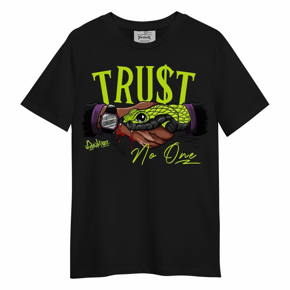 Shirt To Match GS Black Barely Volt 11s - Snake Trust No One Graphic