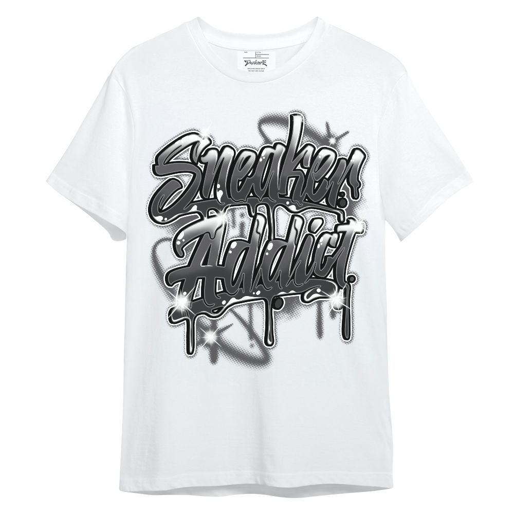 Shirt To Match White Thunder 4s - Addiction Sneakers Graphic Unisex Shirt