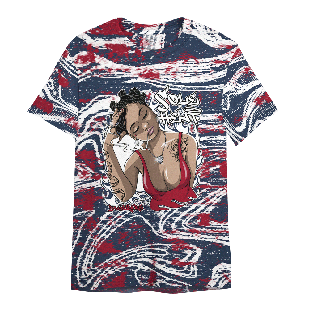 Shirt To Match Retro Olympic 6s - Sole Heat Unique Blurry Graphic Shirt Unisex