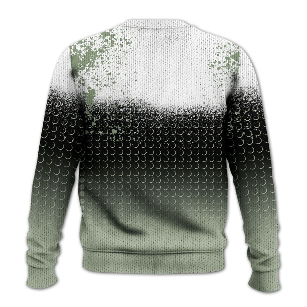 Knitted Sweater To Match Seafoam Sail 4s - Halftone Time Is Money