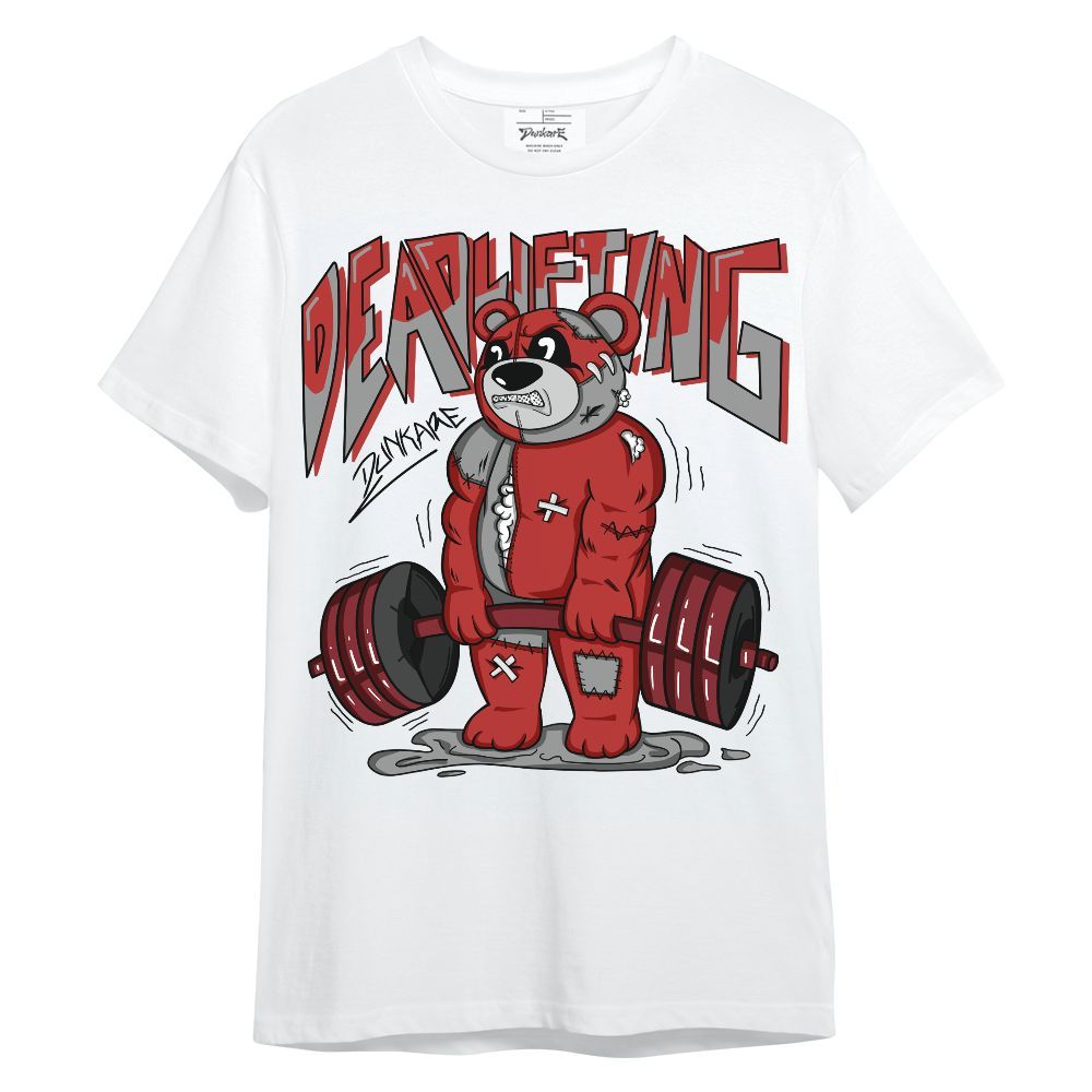 Shirt To Match Bred Reimagined 4s - Deadlifting Bear Unisex Shirt