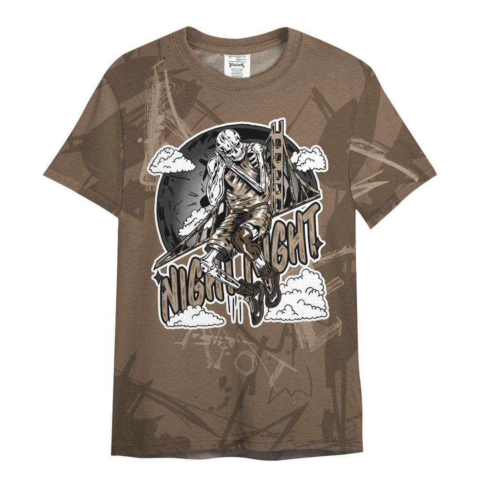 Shirt To Match Dark Mocha Jack - Seeya Skeleton Messyz All Over Print
