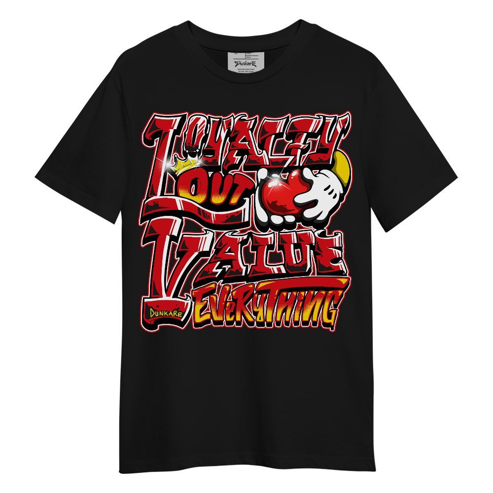 Shirt To Match Ferrari 14s - Graffiti Loyalty Out Value Graphic