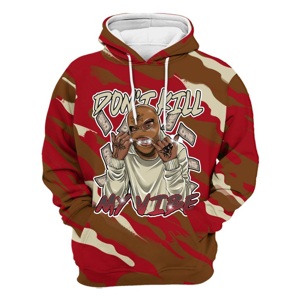 Hoodie To Match Archaeo Brown 5s - Vibe.Unique Colored All Over Print