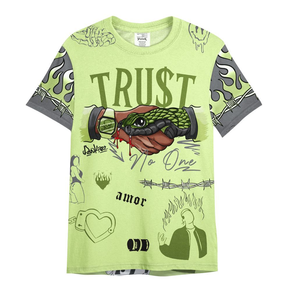 Shirt To Match Smoke Grey Volt TR 1s - Snake Trust No One All Over Print