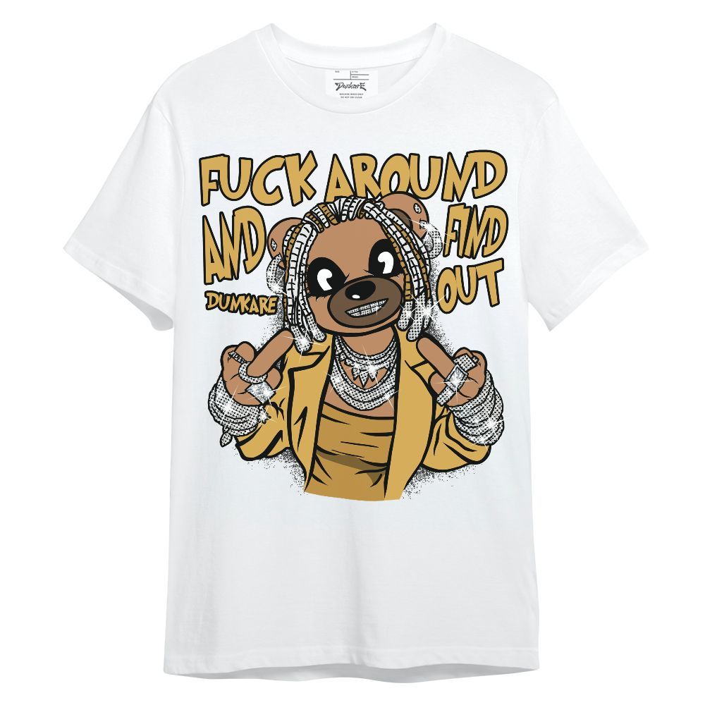 Shirt To Match Retro Light Ginger 14s - F#ck Around Bear Bear Unisex Shirt