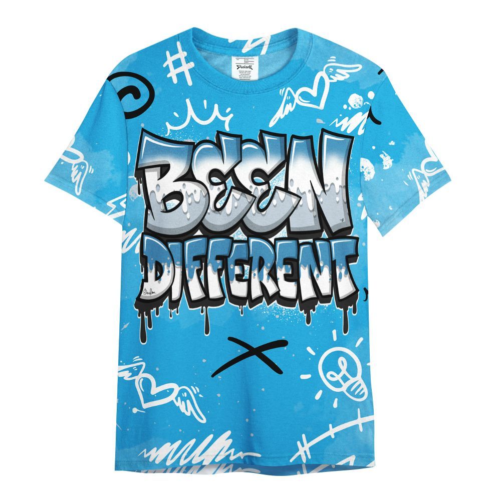 Shirt To Match University Blue Low 2026 11s - Drip Been Di2ferent All Over Print