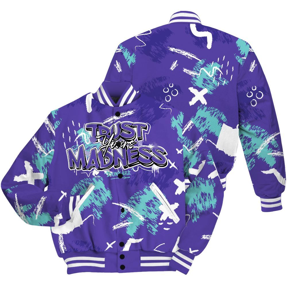 Varsity Jacket To Match Low Hornets 1s - Trust Your Madness Retro All Over Print