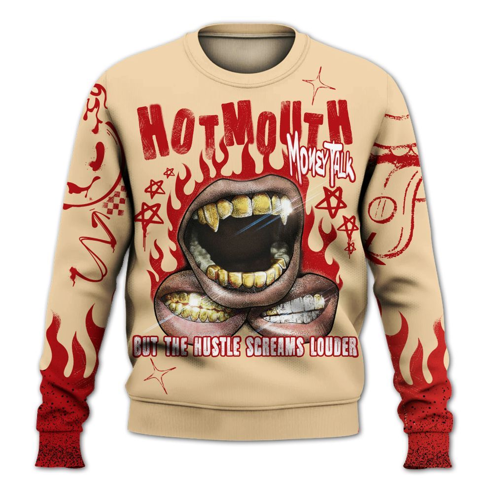 Sweatshirt To Match Dunk Low Strawberry Waffle - Mouth Burning Street Style All Over Print