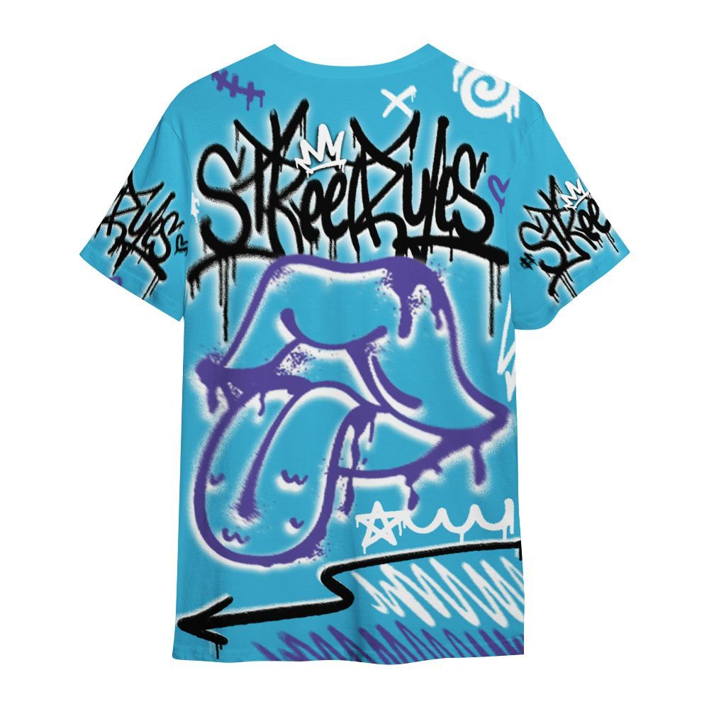Shirt To Match Retro Aqua 6s - Break Rules Streetwear All Over Print