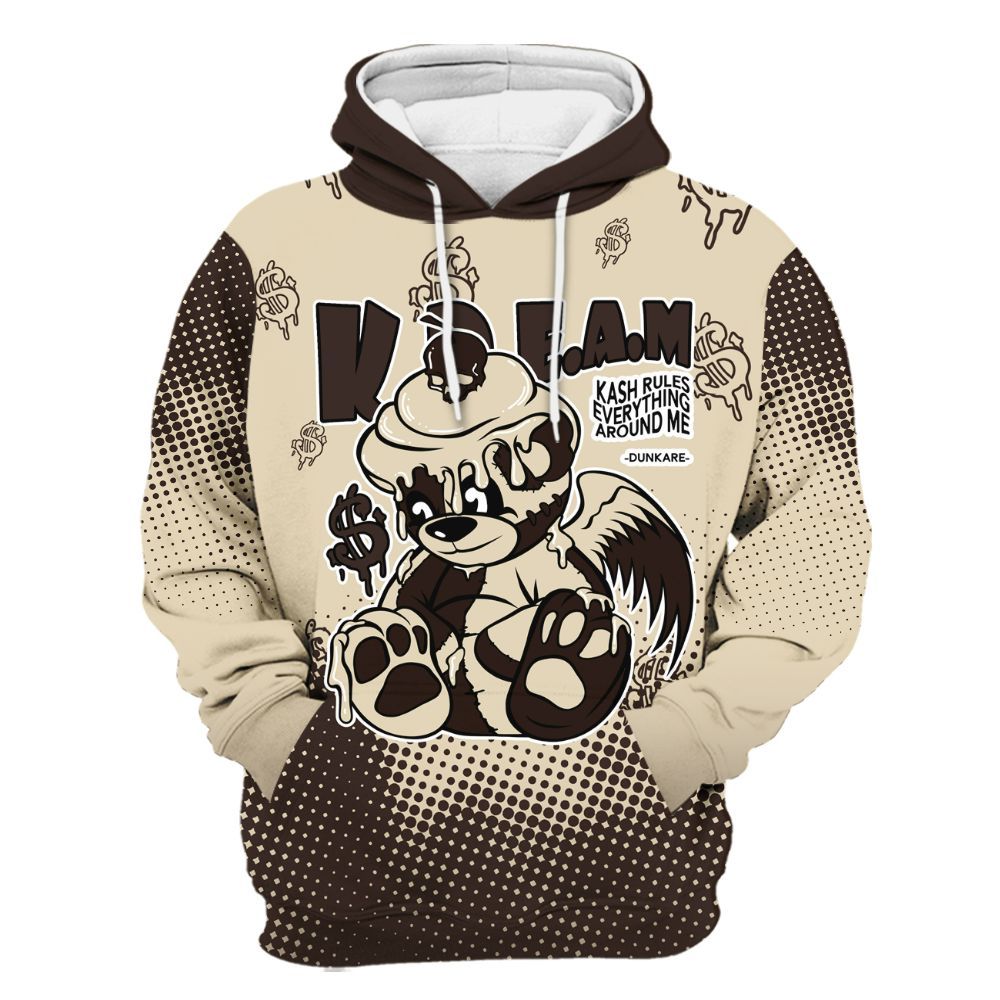 Hoodie To Match 2025 Retro Earth 5s - Loot Bear Unique Drip All Over Print