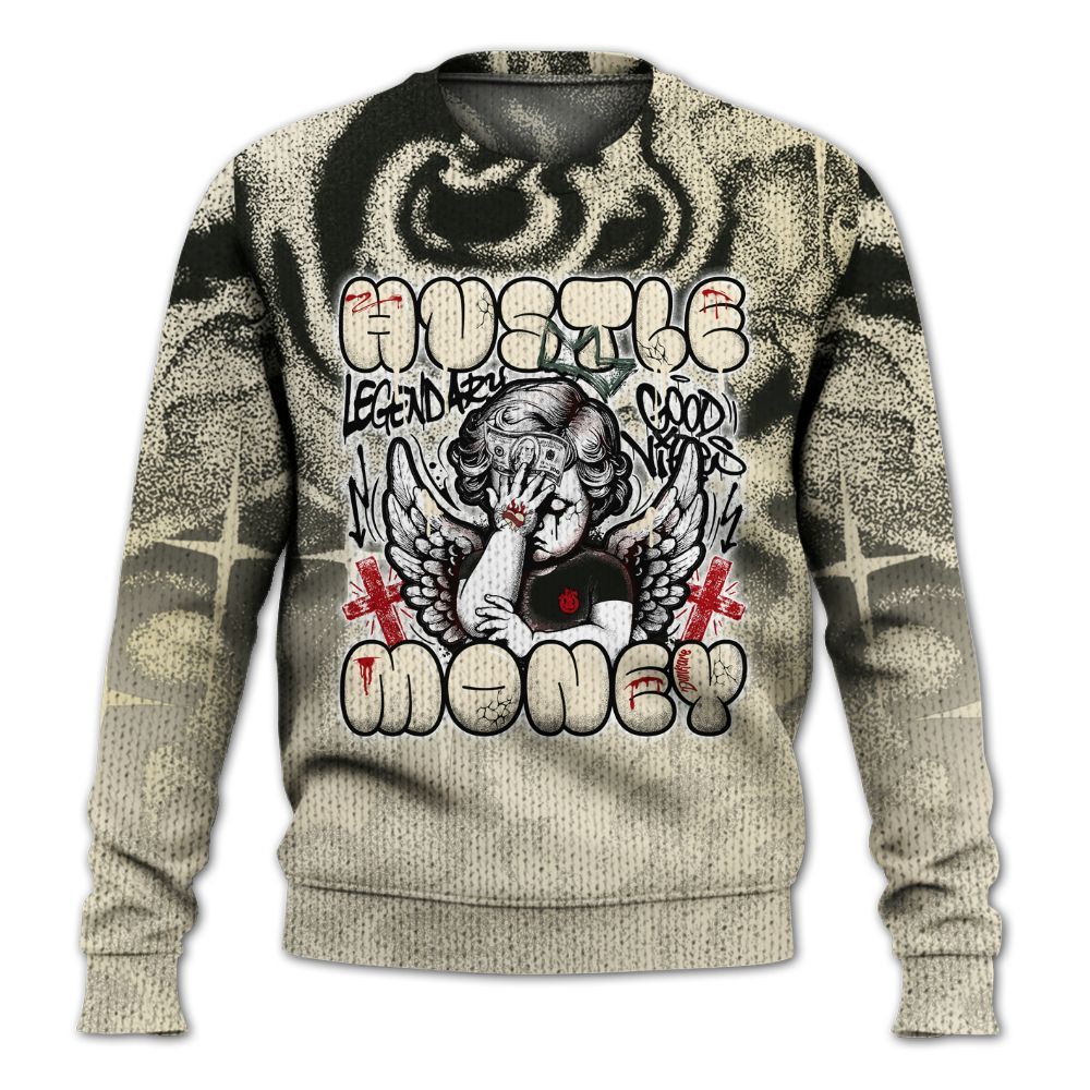 Sweater To Match Retro Low OG Nitro 1s - Angel Hustle Money Graphic