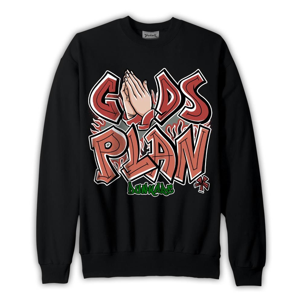 Sweatshirt To match Dune Red 13s Sweatshirt - Gods Plan Graffiti Graphic