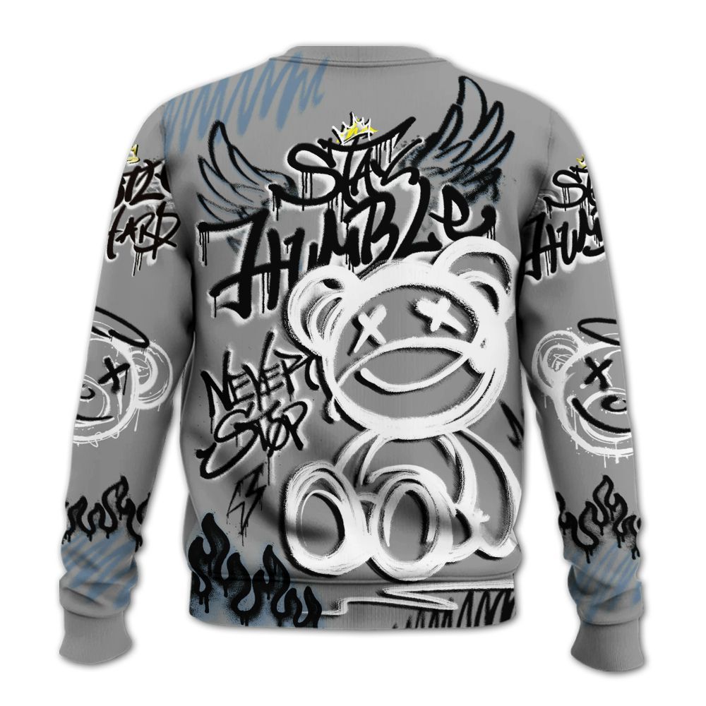 Sweatshirt To Match Black Chrome 6s - Humble Drip Streetwear Graffity All Over Print