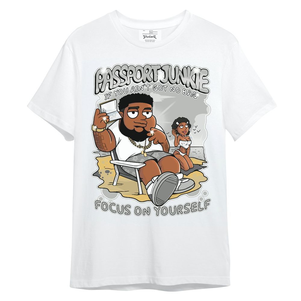 Shirt To Match Retro Wet Cement 4s - Passport Junkie Graphic Unisex Shirt