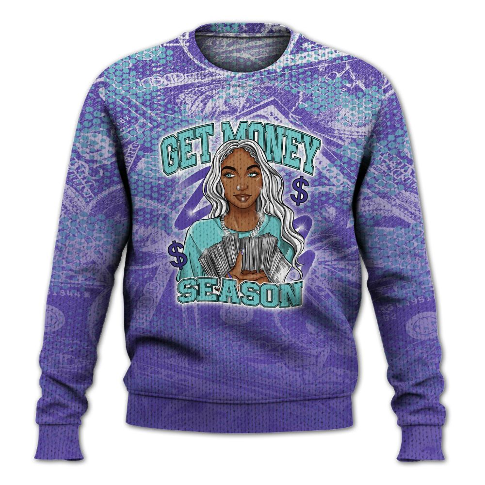 Knitted Sweater To Match Low Hornets 1s - Get Moneys Season Banknote