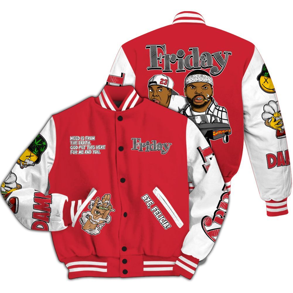 Varsity Jacket To Match Bunny 2025 8s - Friday Sneaker Stress Style All Over Print