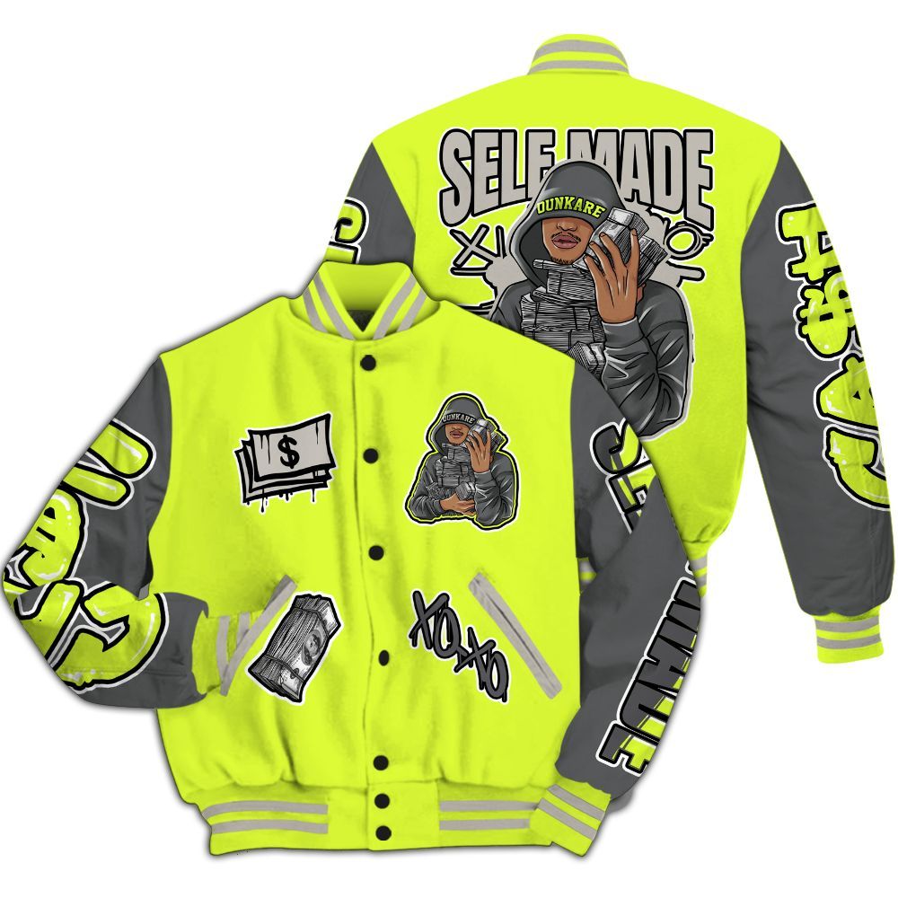 Varsity Jacket To Match 95 OG Big Bubble Neon 2026 - Selfmade Unique All Over Print