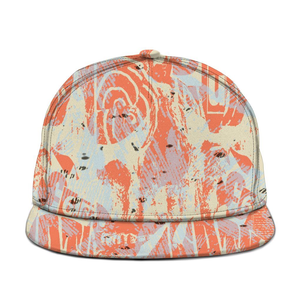Snapback To Match DJ Khaled Crimson Bliss 5s - Grunge Pattern Graphic
