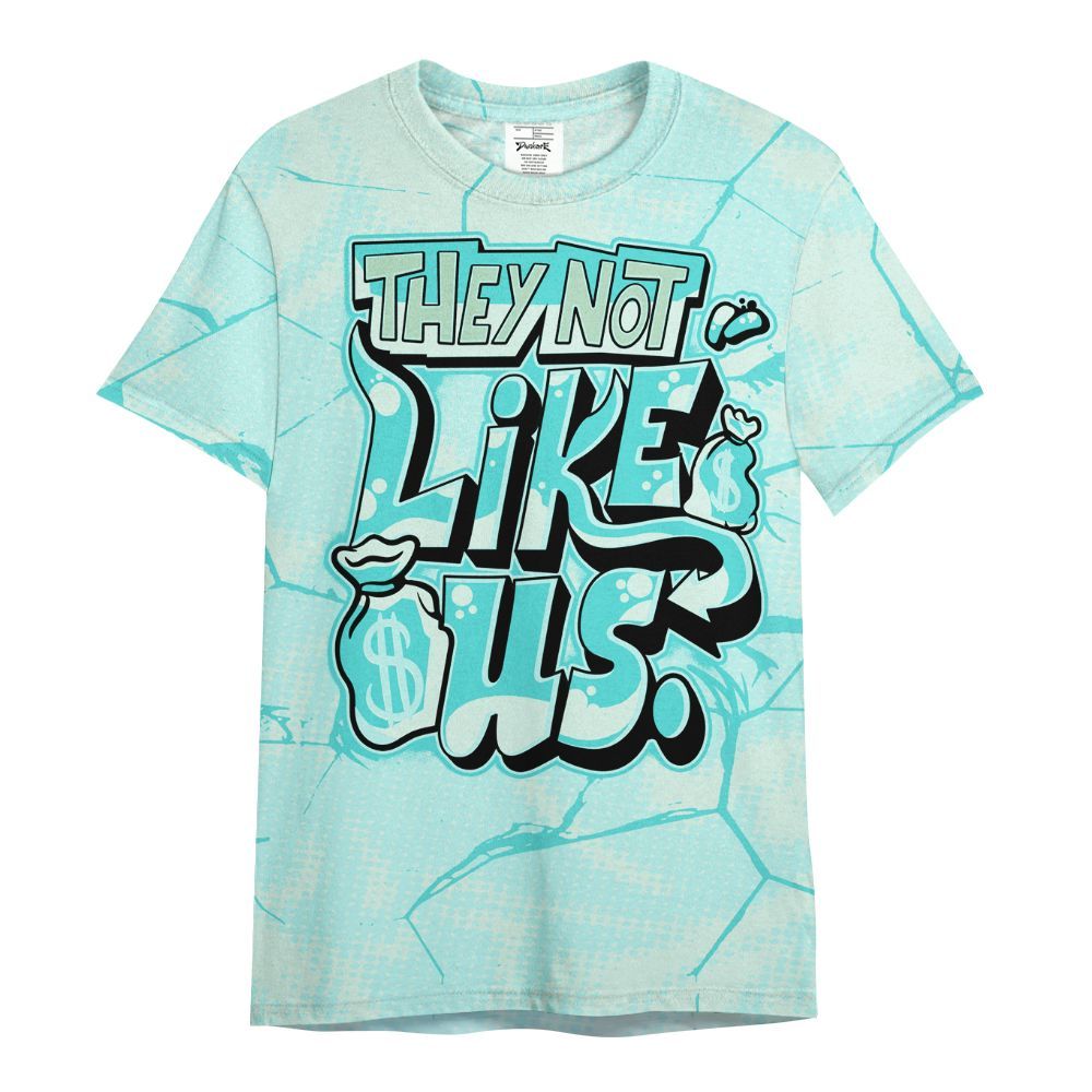 Shirt To Match Low OG Washed Teal 1s - Dislike Us Crack All Over Print