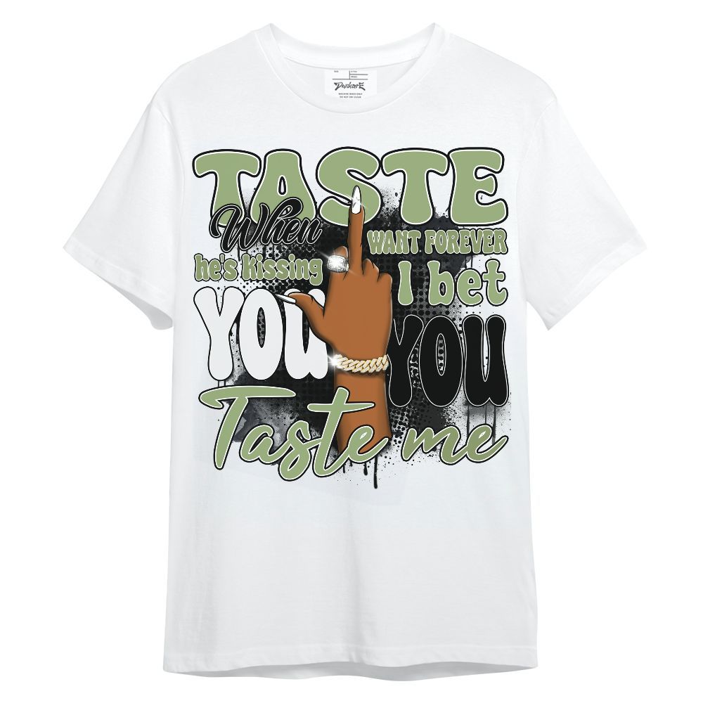 Shirt To Match Oil Green 4s - Taste Me Retro Unisex Shirt