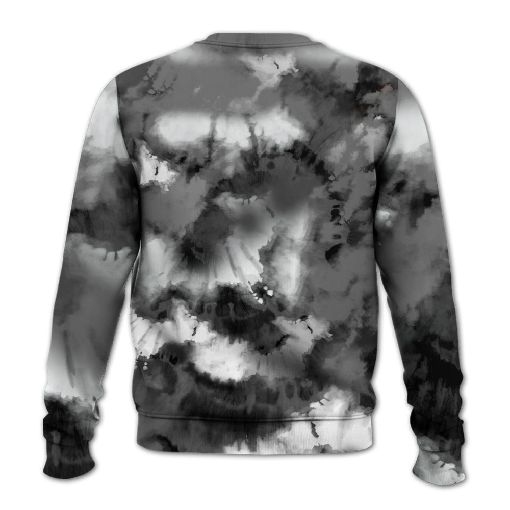 Sweatshirt To Match Retro Stealth 12s - God Blessed Tie Dye All Over Print