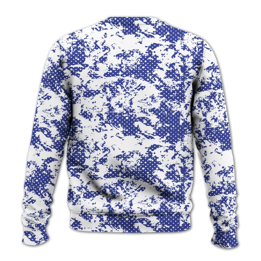 Sweatshirt To Match Shox TL Royal - Show Me The Money Retro All Over Print