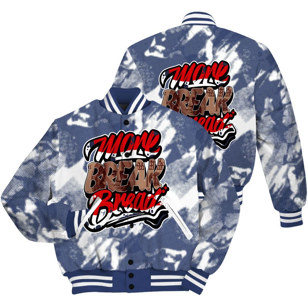 Varsity Jacket To Match Midnight Navy 13s Shirt - More Break Shirt Unisex Oufit All Over Print