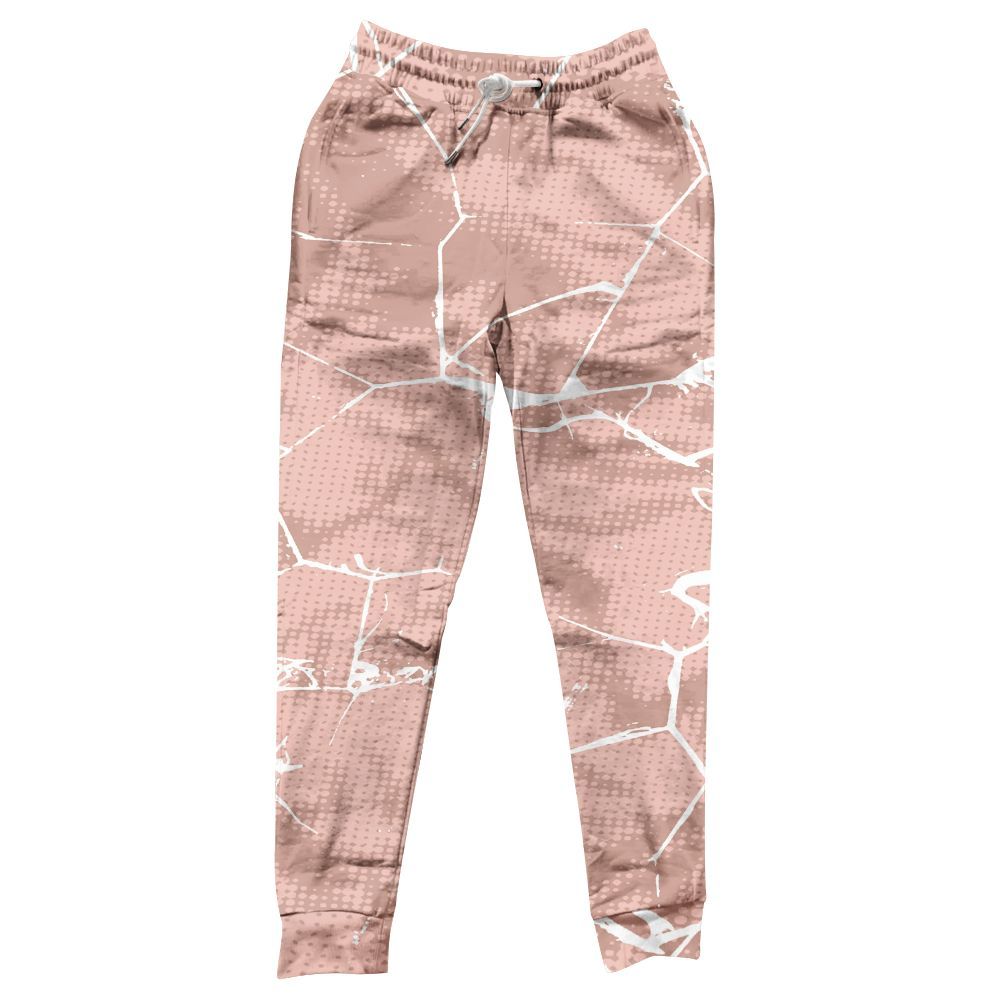 Sweatpant To Match Low Legend Pink 11s - Crack Graphic All Over Print