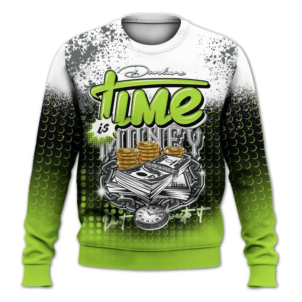 Sweatshirt To Match Air Max 95 Neon - Halftone Time Is Money All Over Print