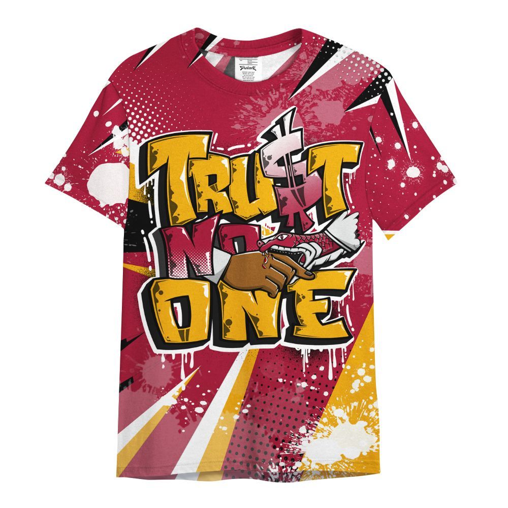 Shirt To Match Cardinal 7s - Poly Trust No One Dripping All Over Print