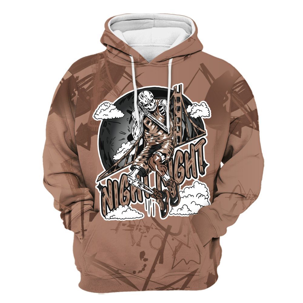 Hoodie To Match KD 4 Christmas - Seeya Skeleton Messyz All Over Print