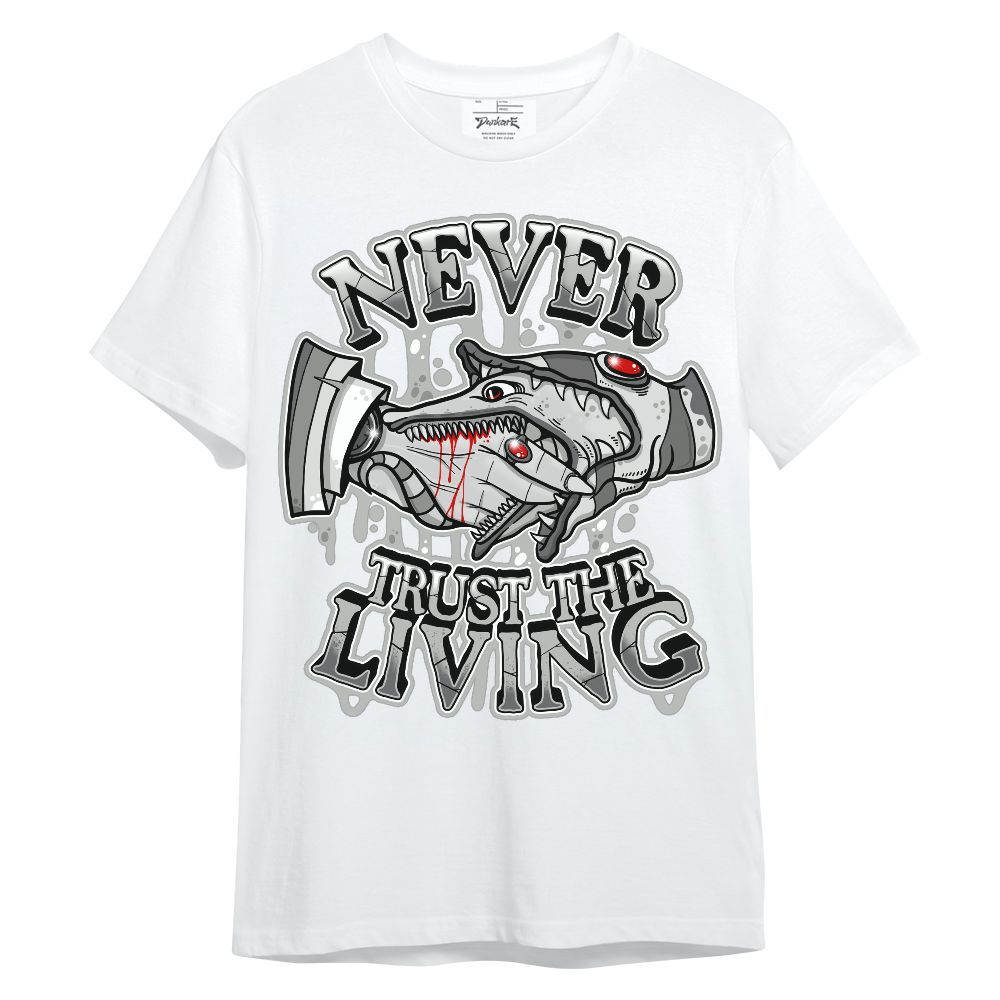 Shirt To Match Paris Olympics 4s - Never Trusting Living Halloween Graphic Unisex Shirt