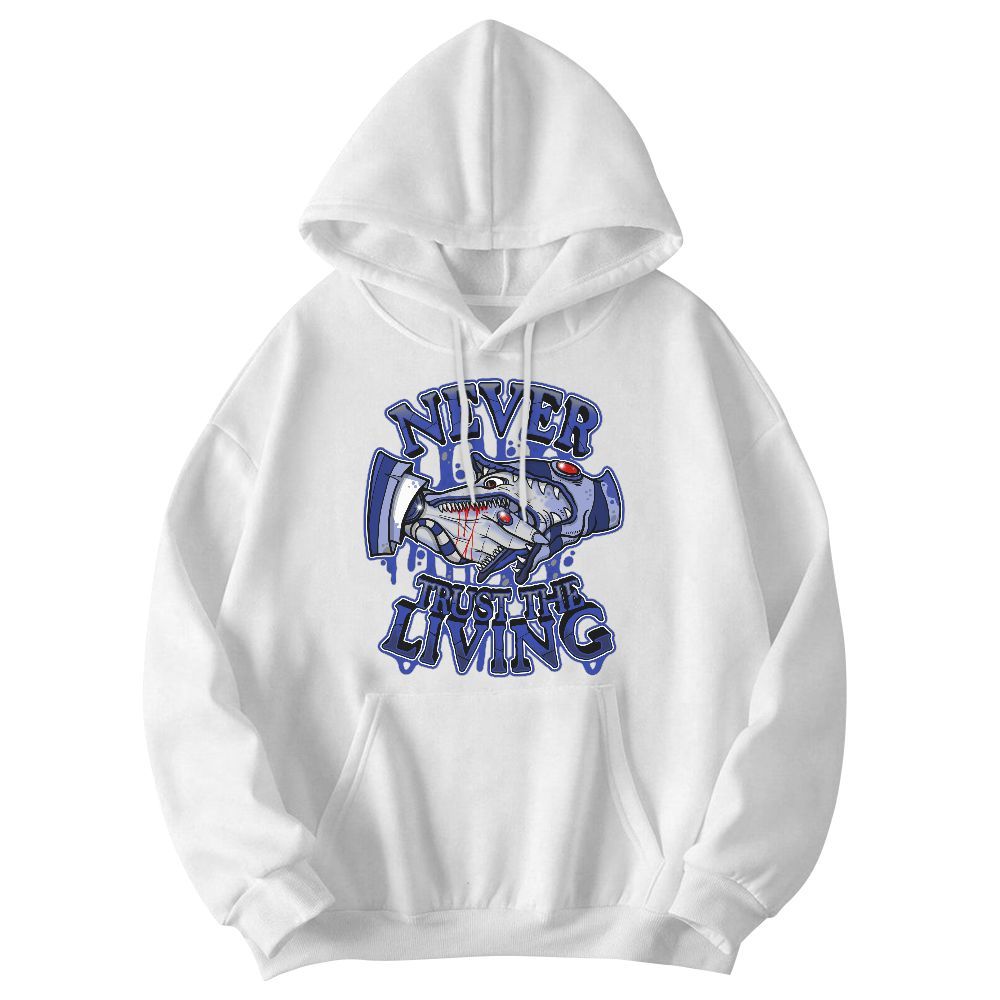 Sweatshirt To Match Air Max Plus Black Racer Blue - Never Trusting Living Halloween Graphic Graphic